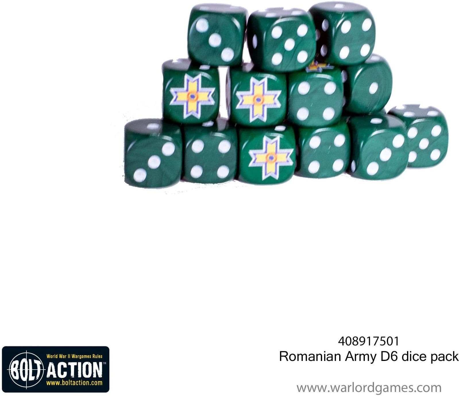 Romanian Army D6 dice pack - Image 1