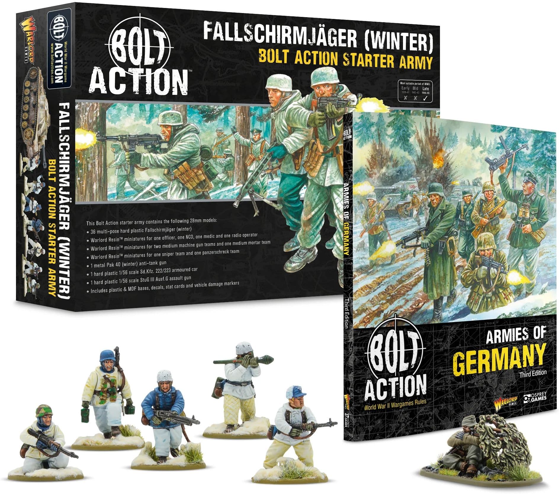 German Fallschirmjager (Winter) Starter Army with Armies of Germany