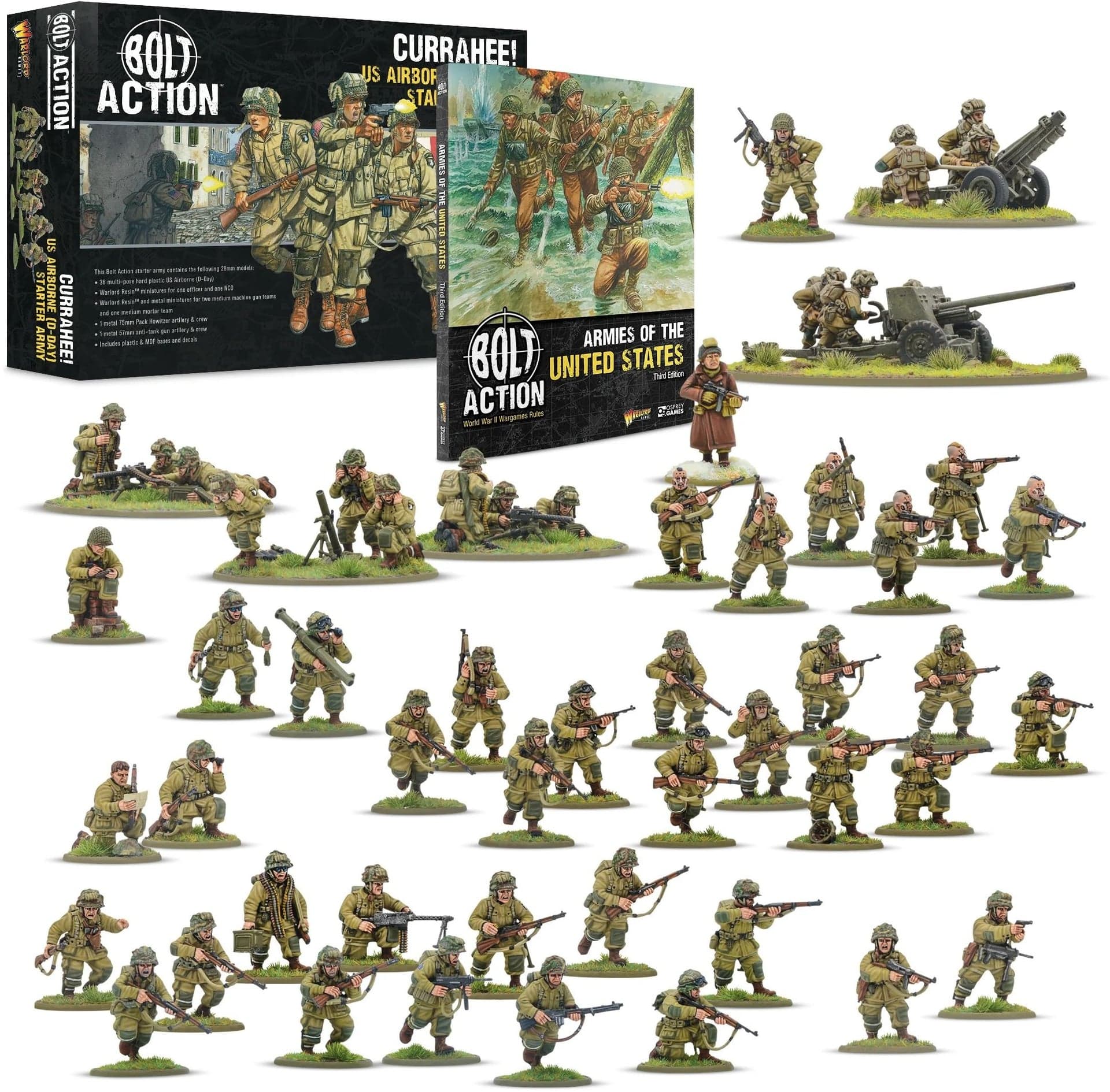 Currahee! US Airborne (D-Day) Starter Army with Armies of the United States