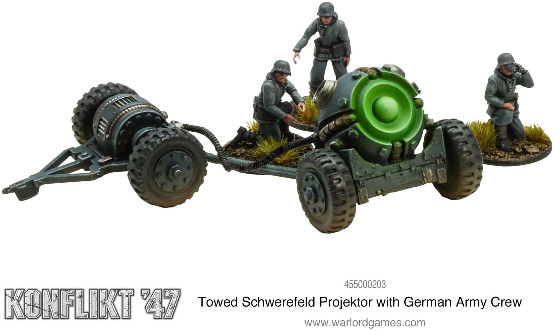 Towed Schwerefeld Projektor (German Army crew) - Image 1
