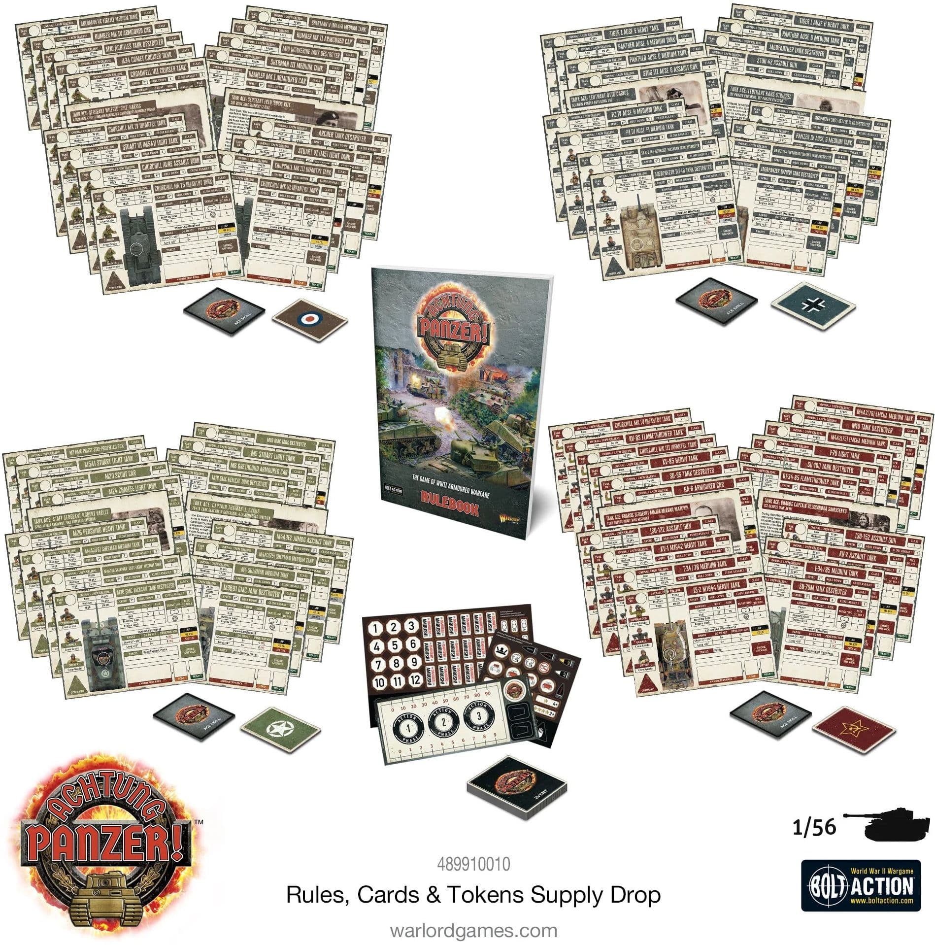 Achtung Panzer! Rules, Cards & Tokens Supply Drop - Image 1