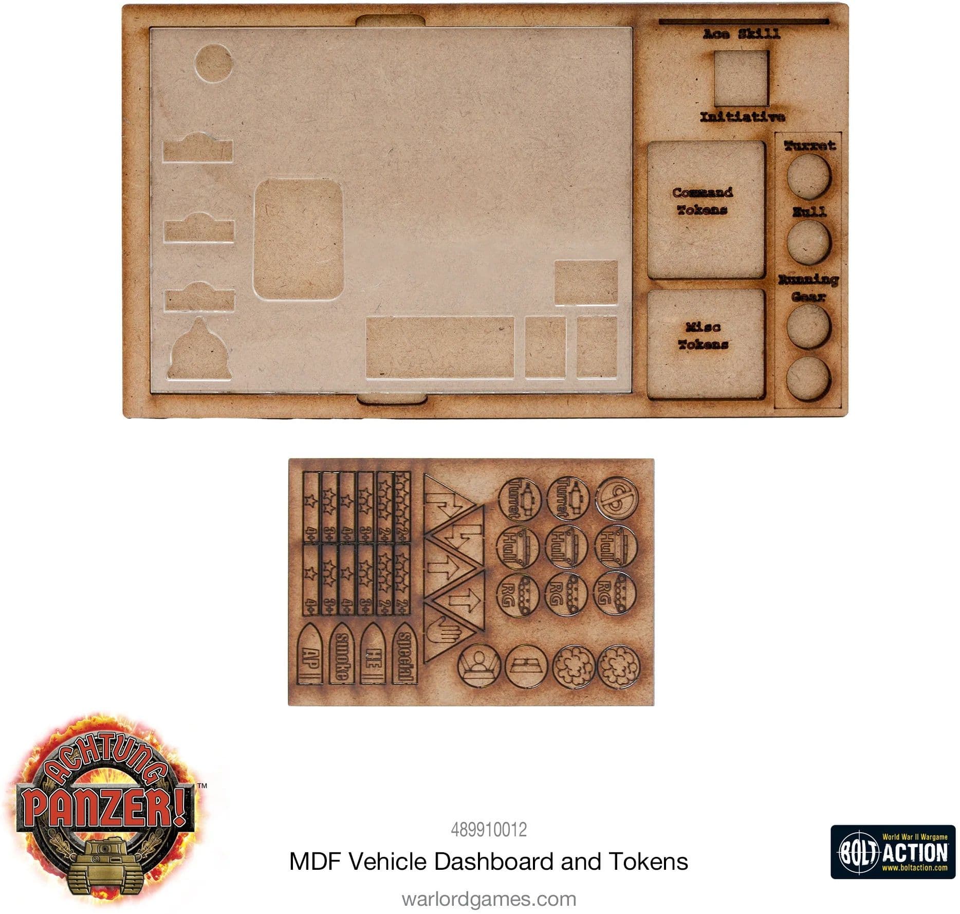 Achtung Panzer! MDF Vehicle Dashboard and Tokens - Image 1