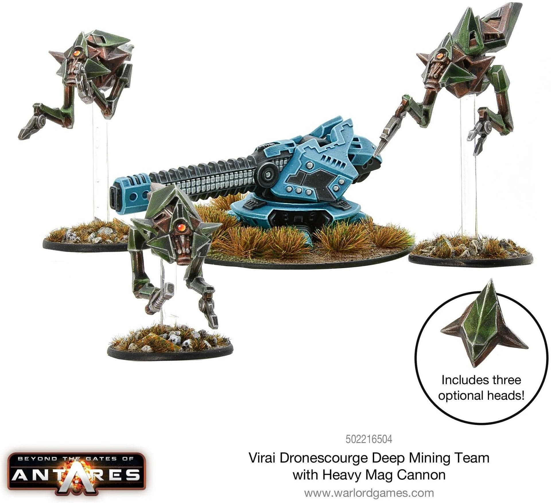 Virai Dronescourge Deep mining team with heavy mag cannon - Image 1