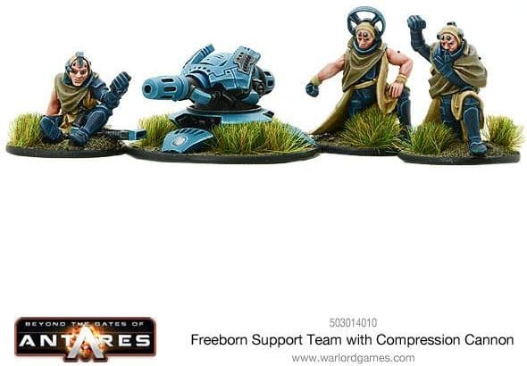 Freeborn Support team with Compression Cannon