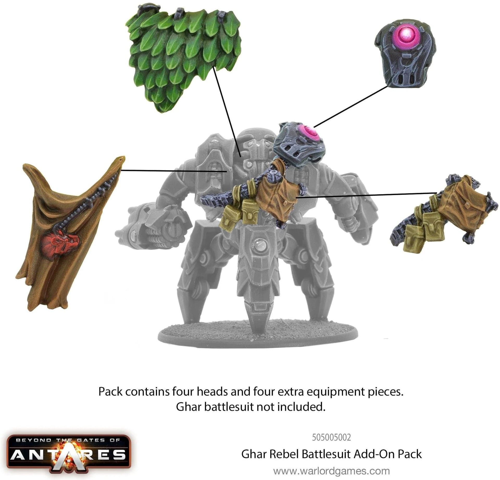 Ghar Rebel battlesuit add-on pack - Image 1