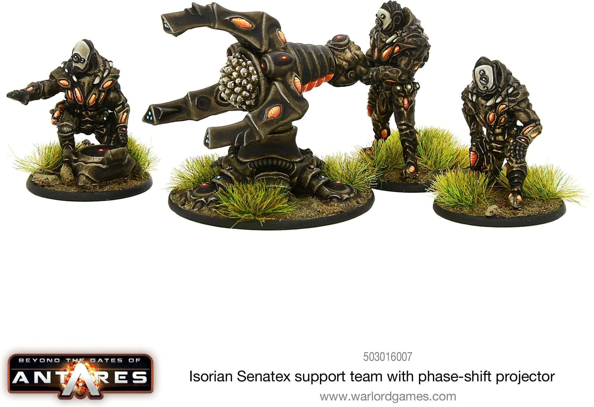 Isorian Senatex support team with phase-shift projector