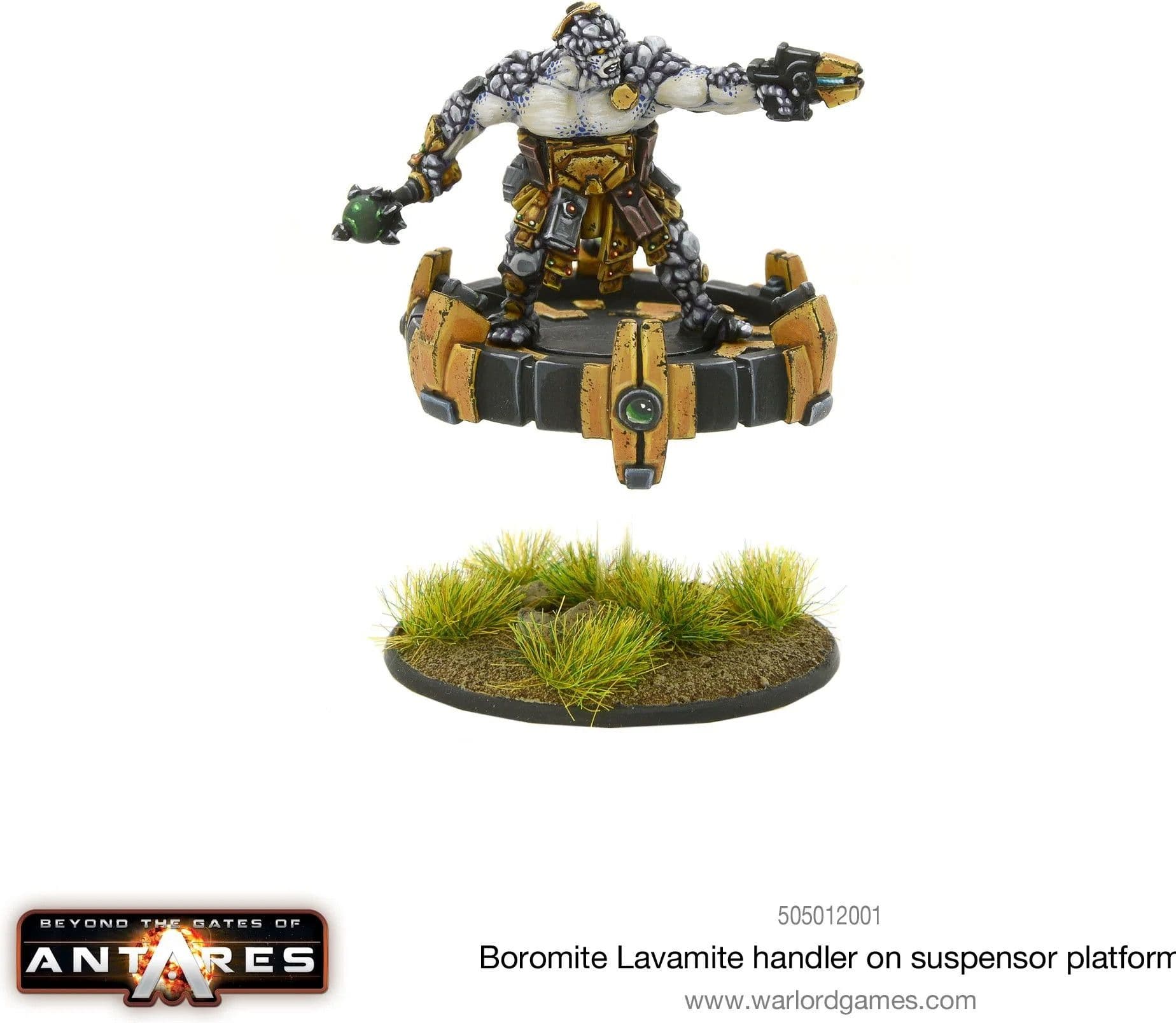 Boromite Lavamite handler on suspensor platform