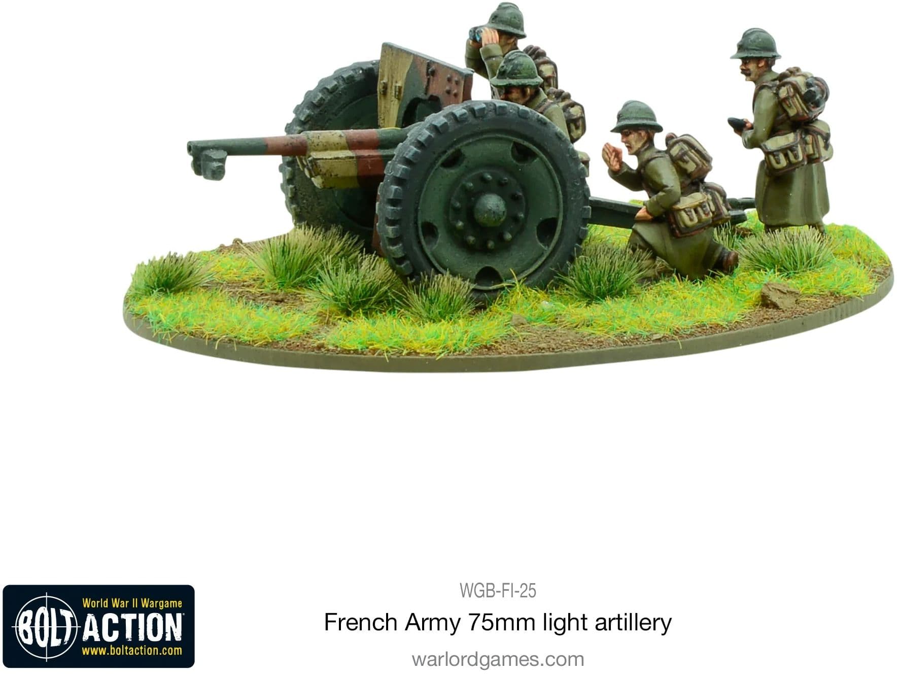 French Army 75mm light artillery
