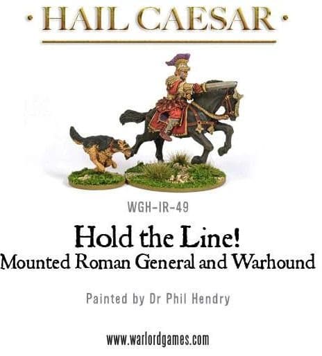 Early Imperial Romans: Mounted Roman General and Warhound
