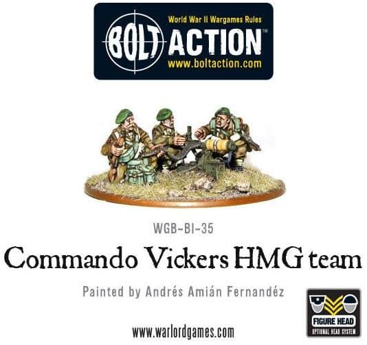 British Commando Vickers MMG Team - Image 1