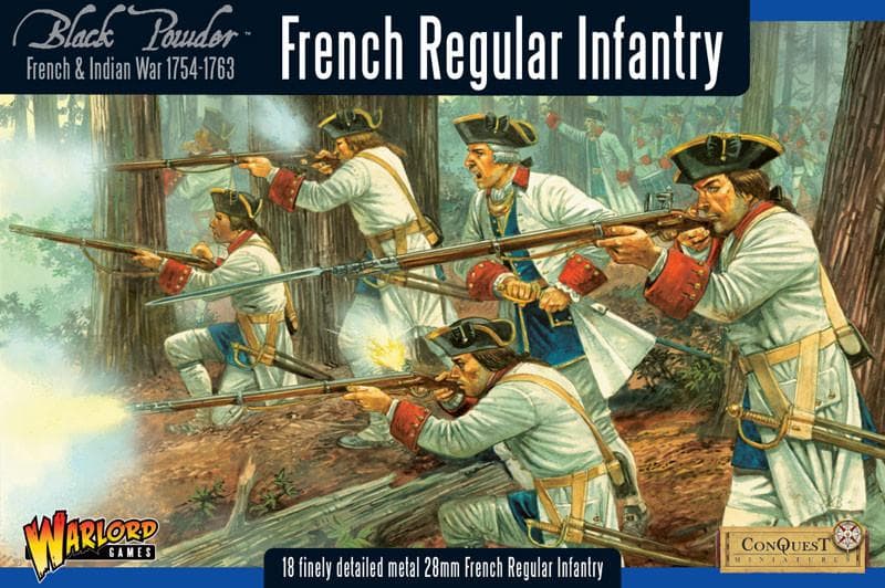French Indian War 1754-1763: French Regular Infantry boxed set - Image 1