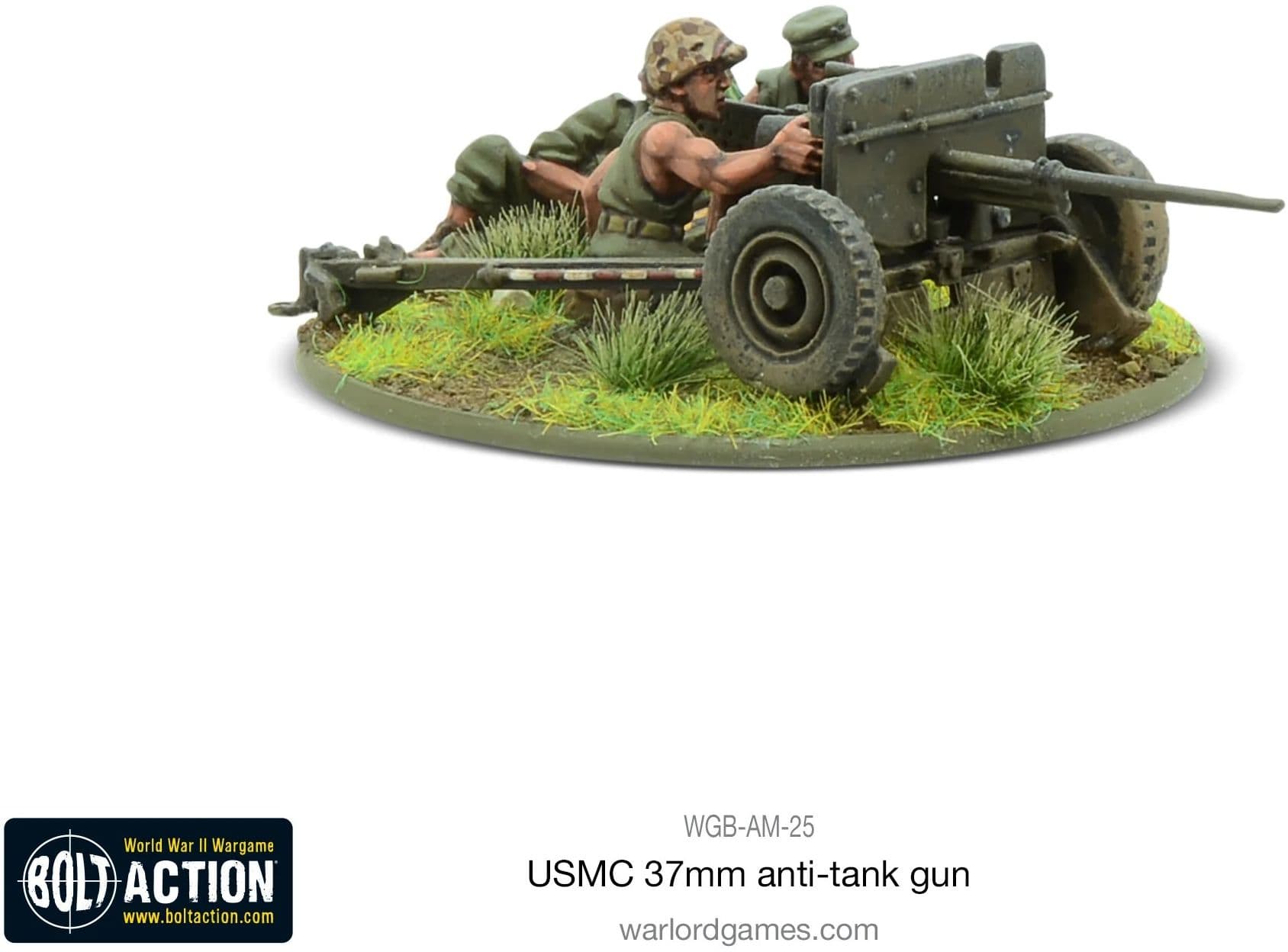 USMC M3A1 37mm anti-tank gun - Image 1