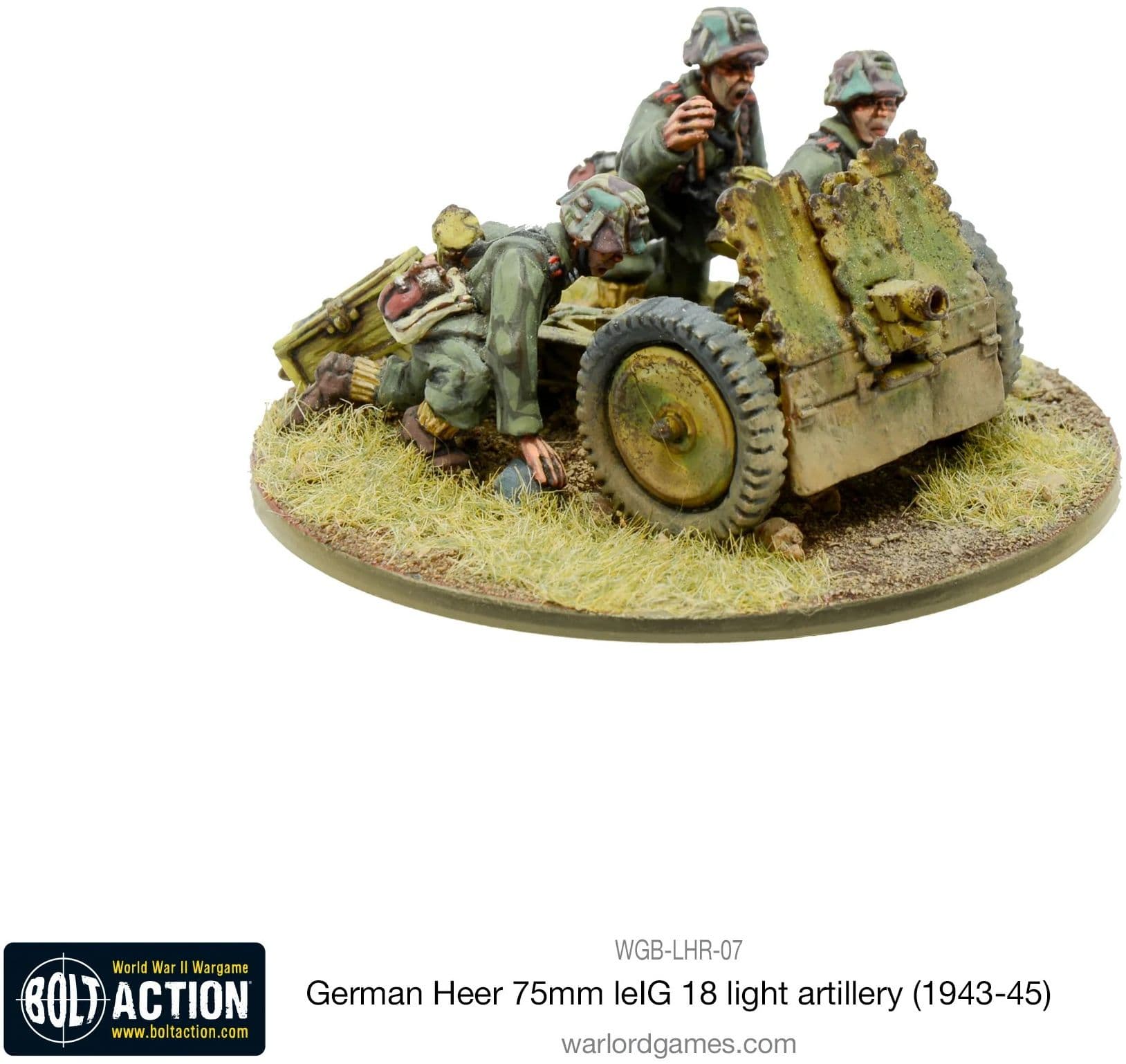 German Heer 75mm leIG 18 light artillery (1943-45)