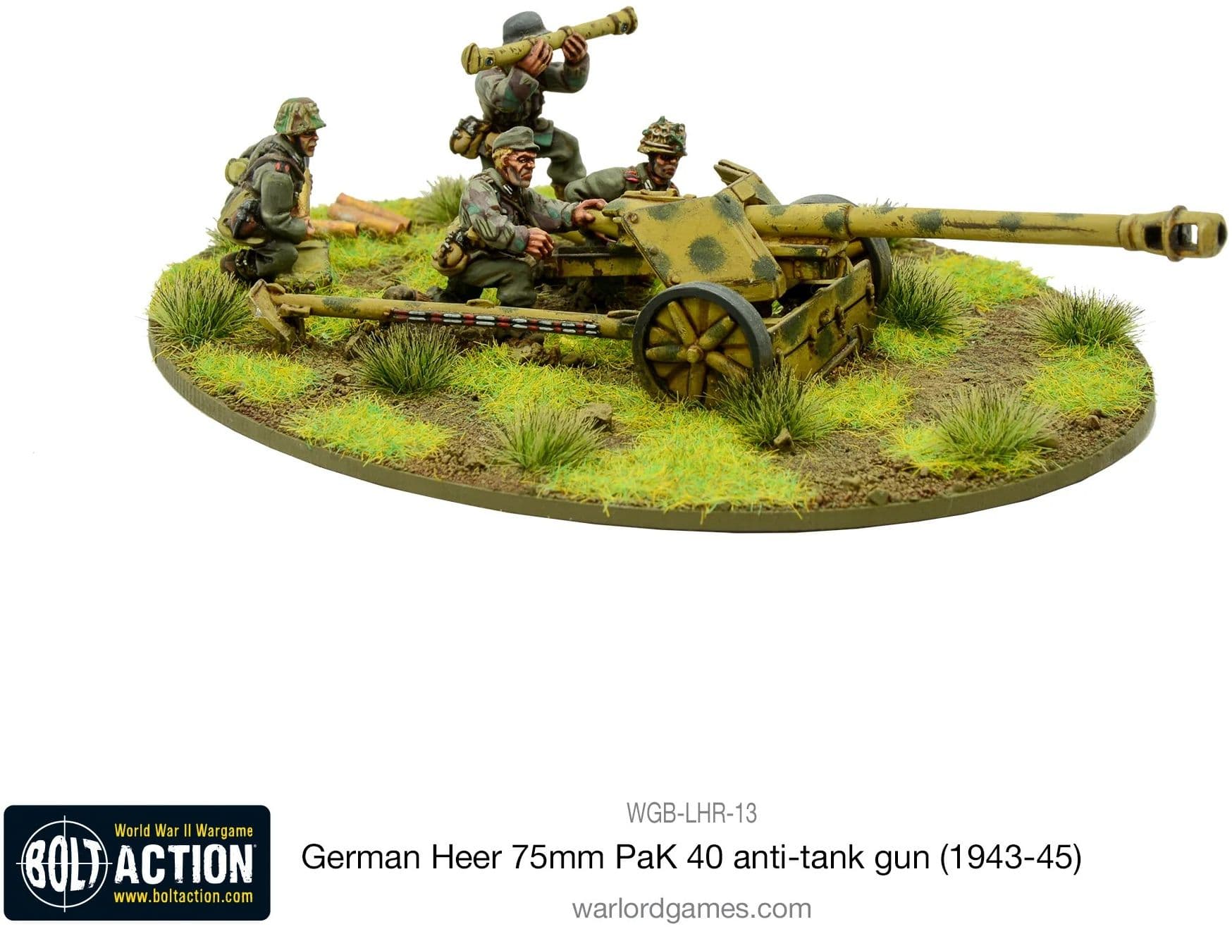 German Heer 75mm PaK 40 anti-tank gun (1943-45)