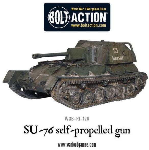 Soviet SU-76 Self-Propelled Gun - Image 1