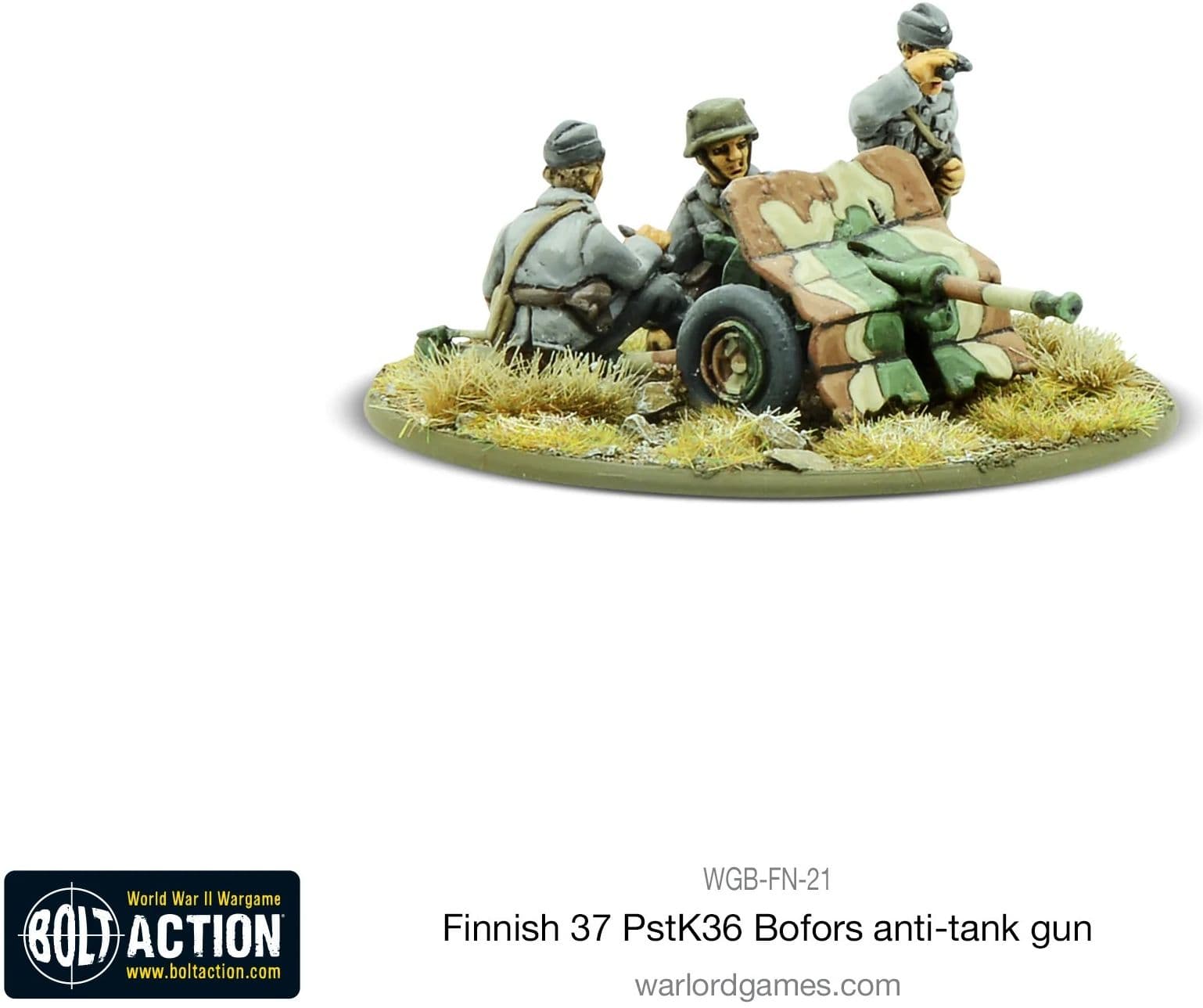 Finnish 37 PstK/36 Bofors anti-tank gun - Image 1