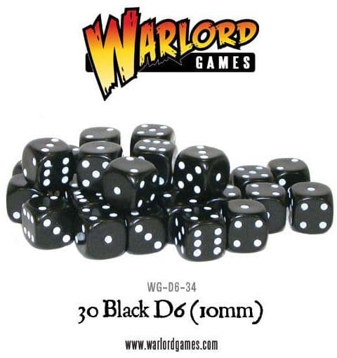 30 Black D6 (10mm)