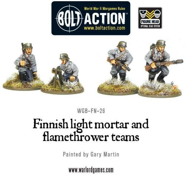 Finnish light mortar and flamethrower teams - Image 1