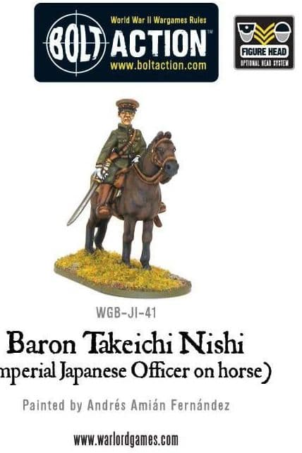 Baron Nishi (Imperial Japanese officer on horse) - Image 1