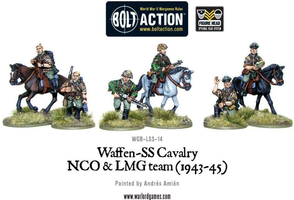 Waffen SS Cavalry NCO & LMG 1942-45 - Image 1