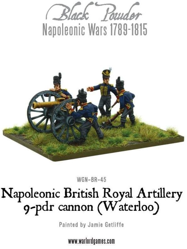 Napoleonic British Royal Artillery 9-pdr cannon (Waterloo Campaign) - Image 1