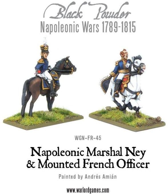 Napoleonic Marshal Ney & Mounted French Officer - Image 1
