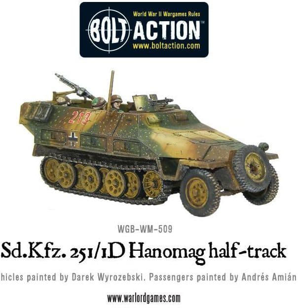Sd.Kfz 251/1 ausf D halftrack plastic box set