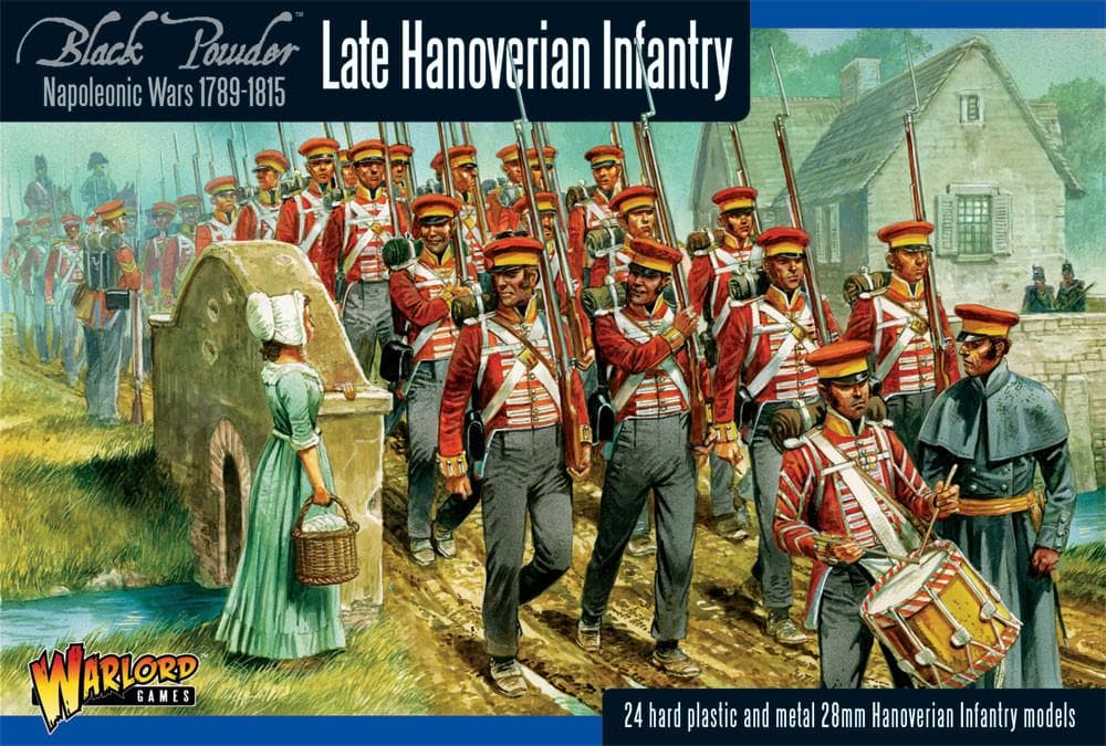 Napoleonic Hanoverian Line Infantry Regiment plastic boxed set - Image 1