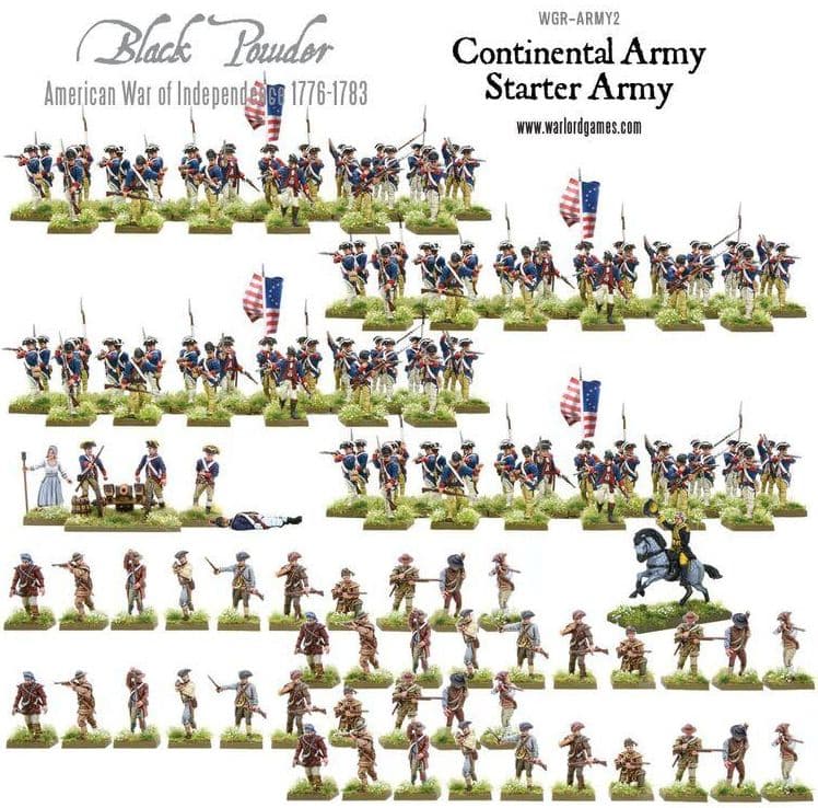 American War of Independence Continental Army starter set