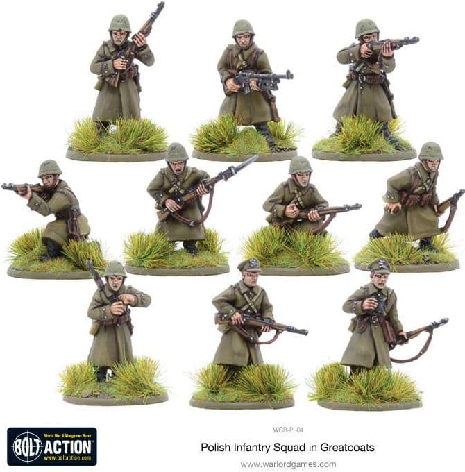 Polish Infantry Squad in greatcoats