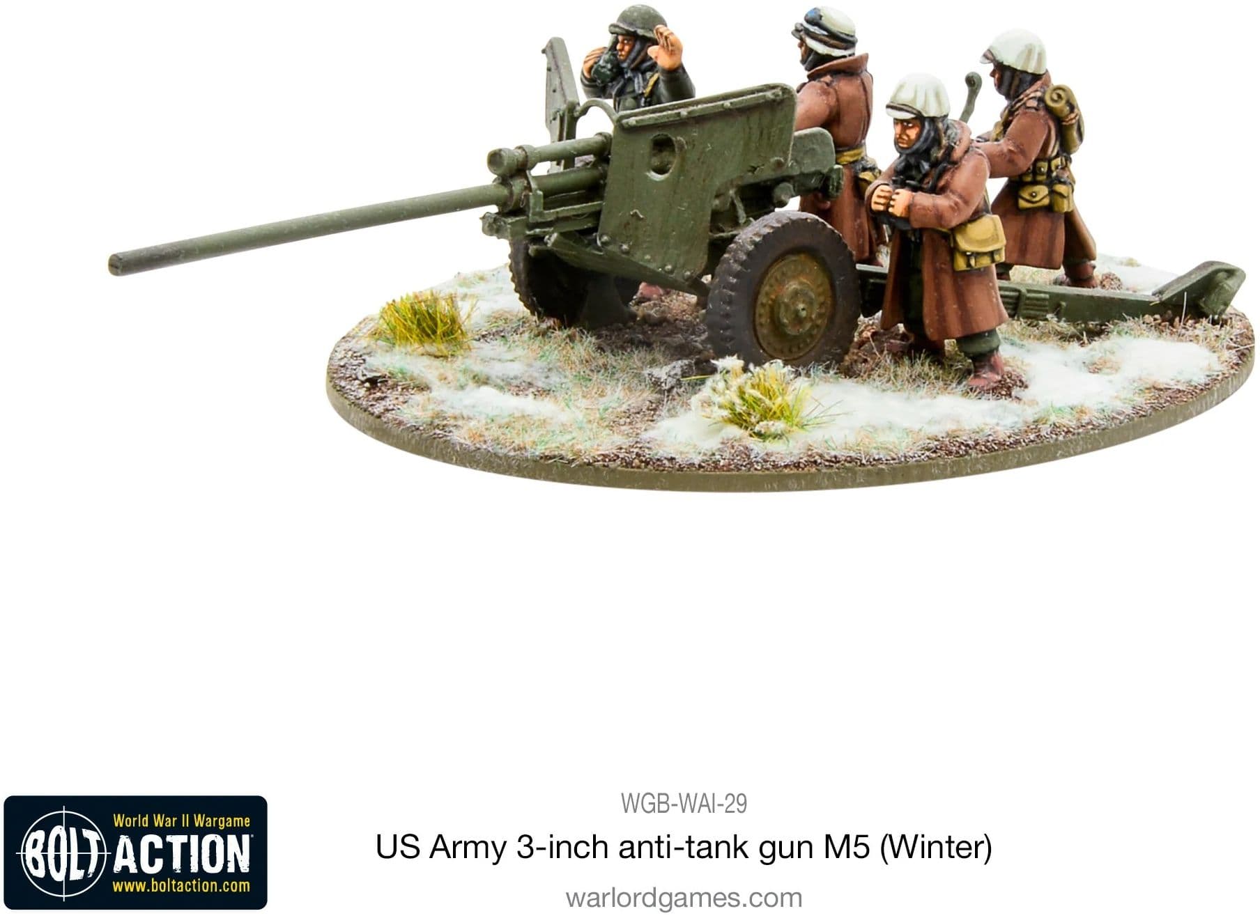 US Army 3-inch anti-tank gun M5 (Winter) - Image 1