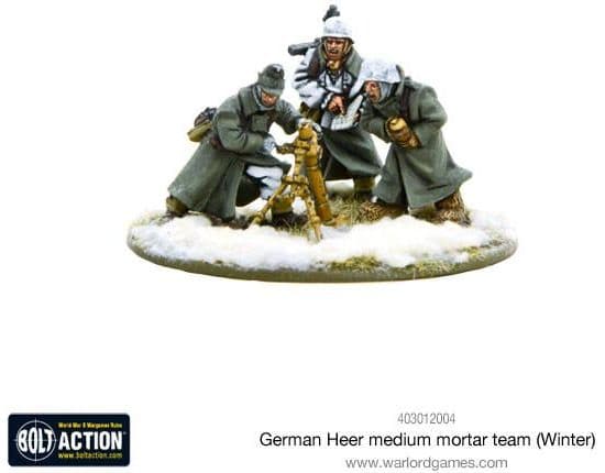 German Heer Medium Mortar team (Winter) - Image 1