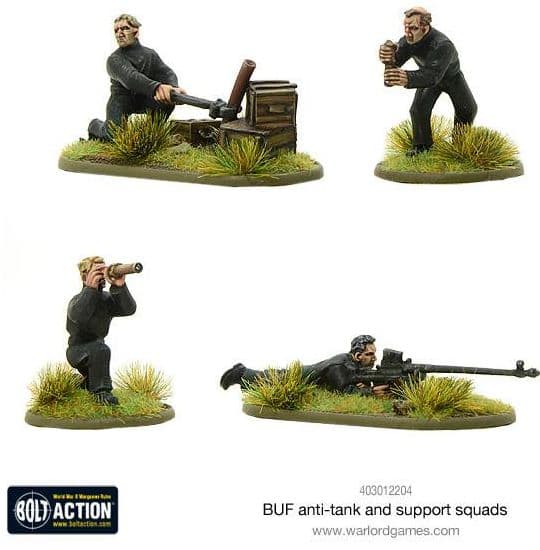 BUF anti-tank and support squads