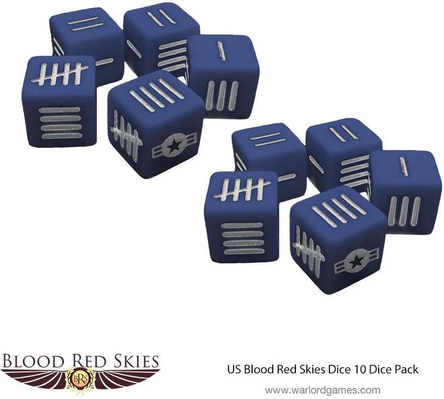 US Blood Red Skies Dice - Image 1