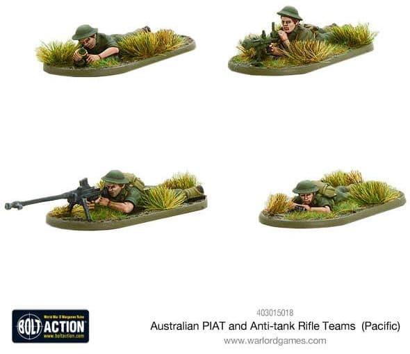Australian PIAT and anti-tank rifle teams (Pacific)