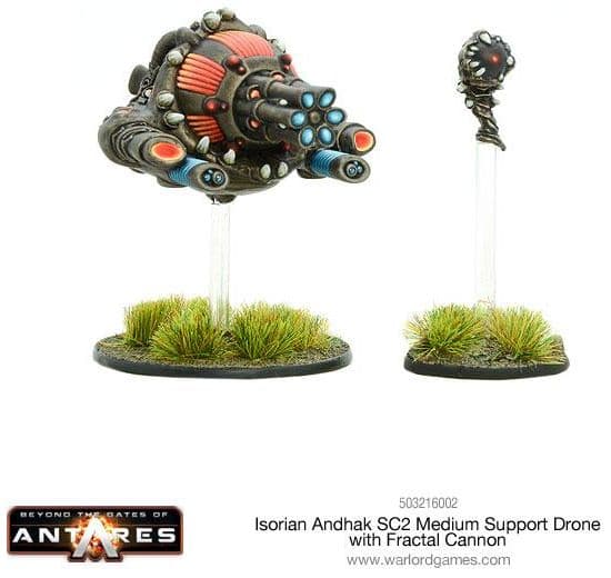 Isorian Andhak SC2 Medium Support Drone Fractal Cannon