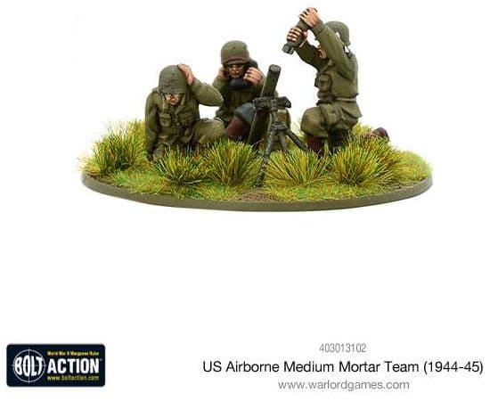US Airborne medium mortar team (1944-45)