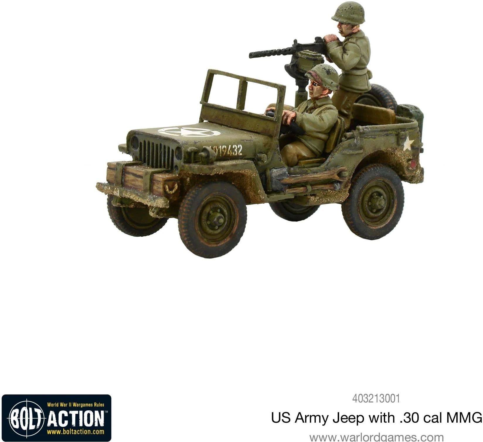 US Army Jeep with 30 Cal MMG - Image 1