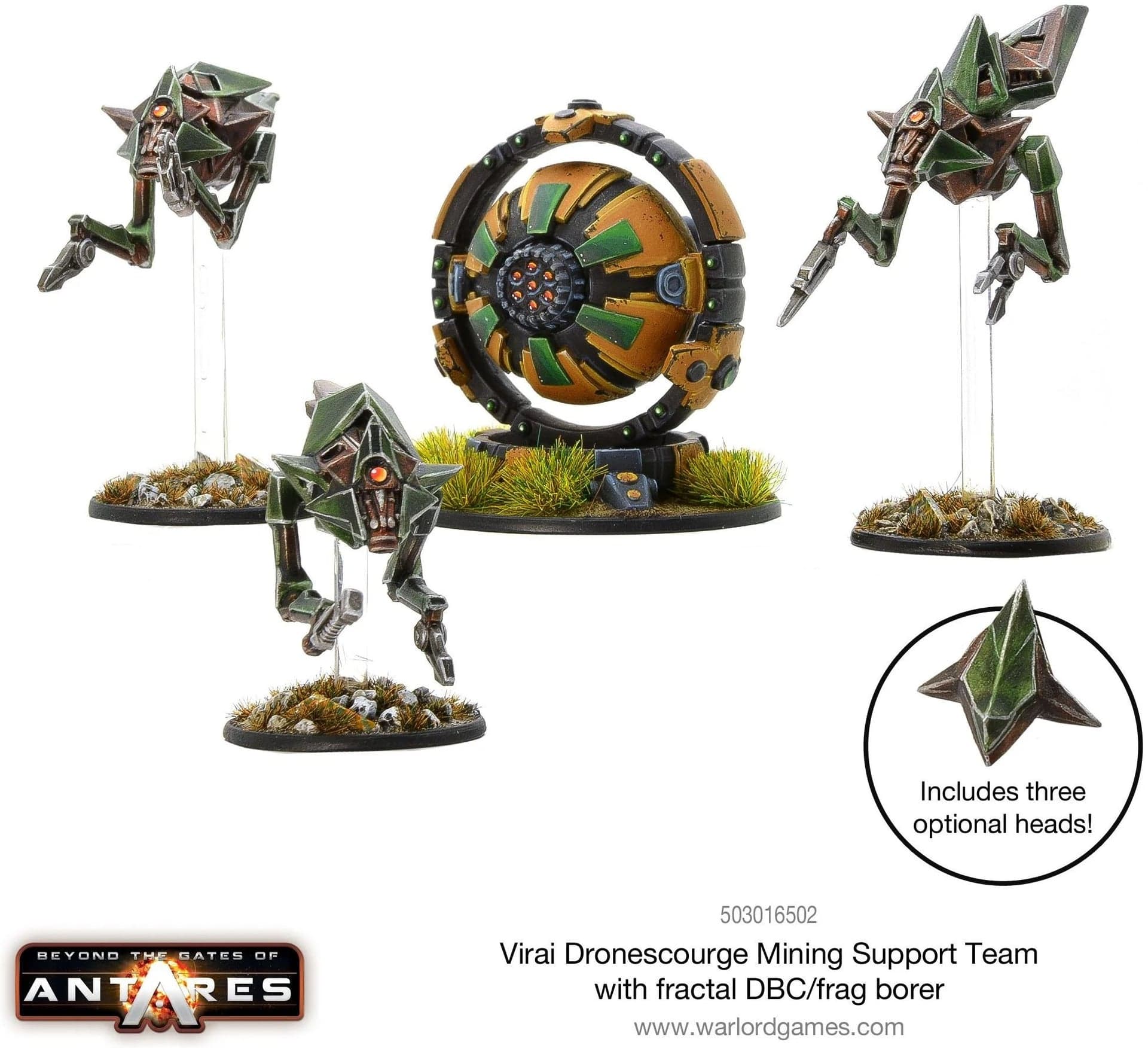 Virai Dronescourge mining support team with fractal DBC/frag borer - Image 1