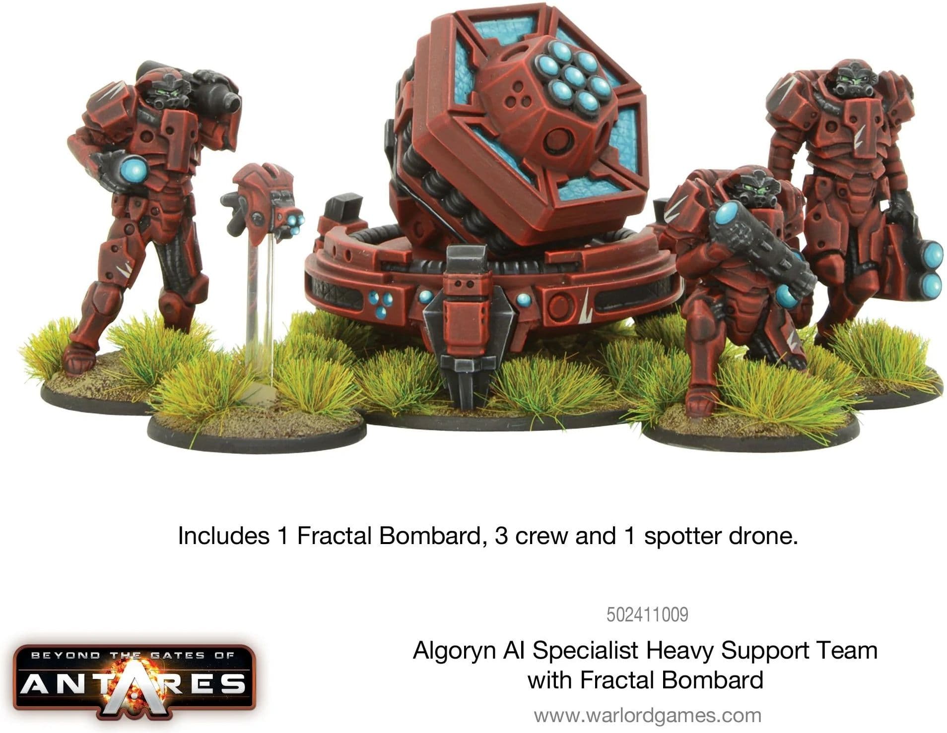 Algoryn AI specialist heavy support team with Fractal Bombard - Image 1