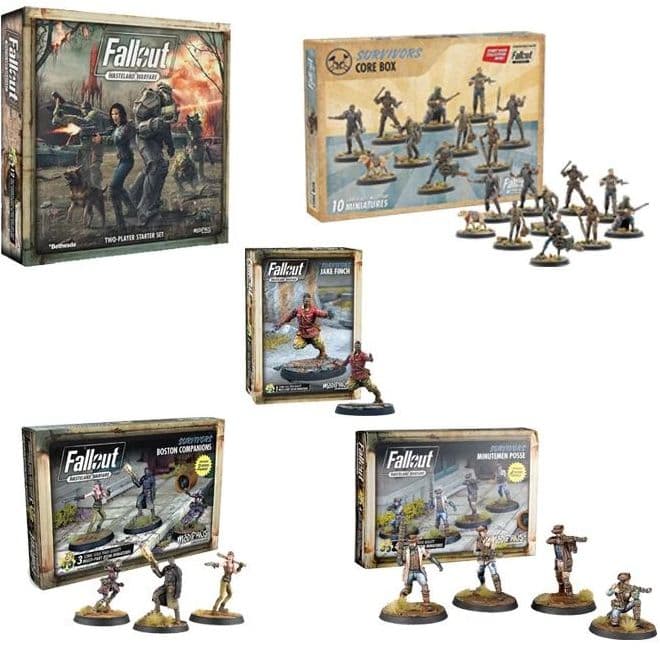 Fallout: Wasteland Warfare - Survivors Starter Bundle