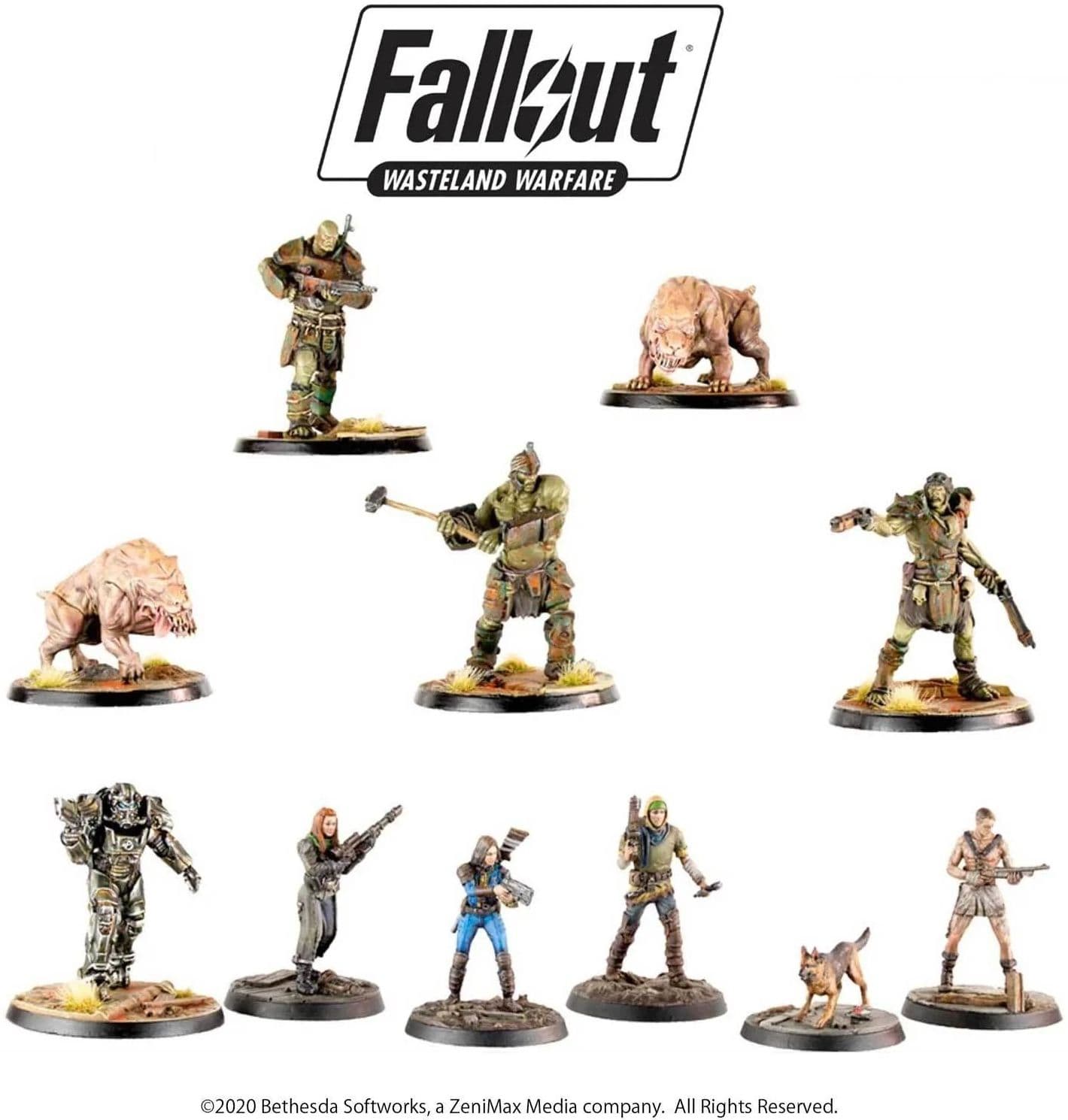 Two Player Starter Set Resin Miniatures | Fallout: Wasteland Warfare - Image 1