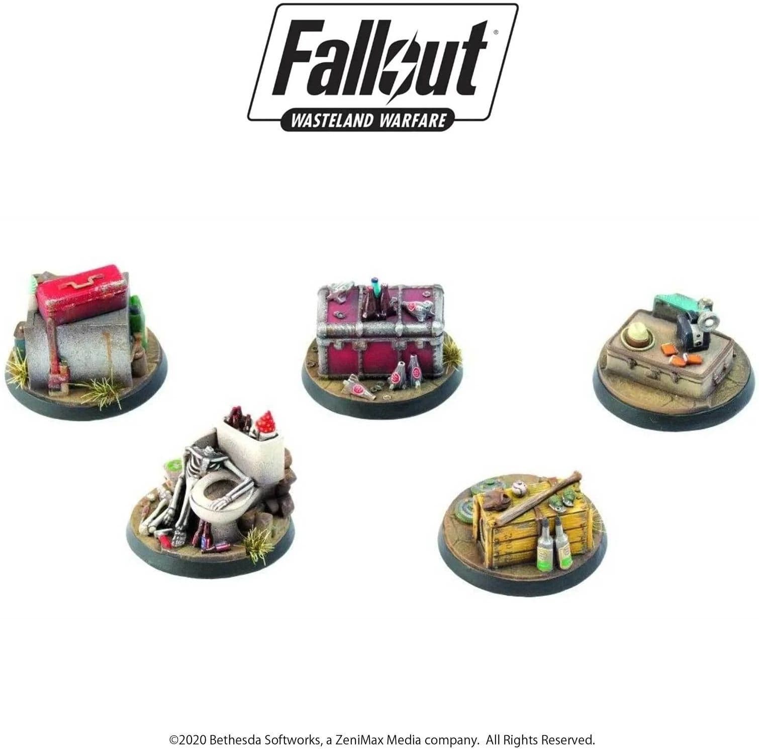 Fallout: Wasteland Warfare - Terrain Expansion: Objective Markers 1