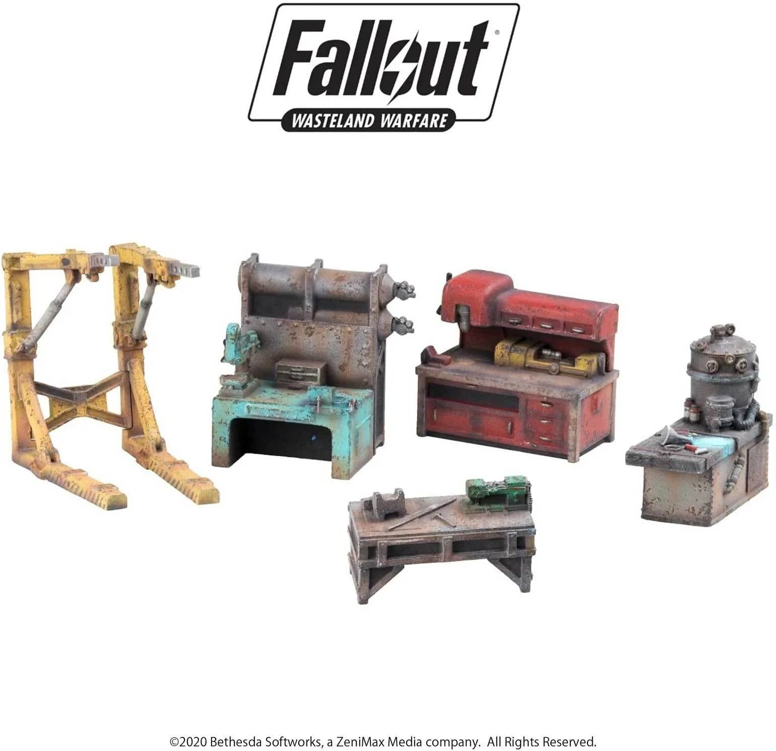 Fallout: Wasteland Warfare - Terrain Expansion: Settlement Work Benches