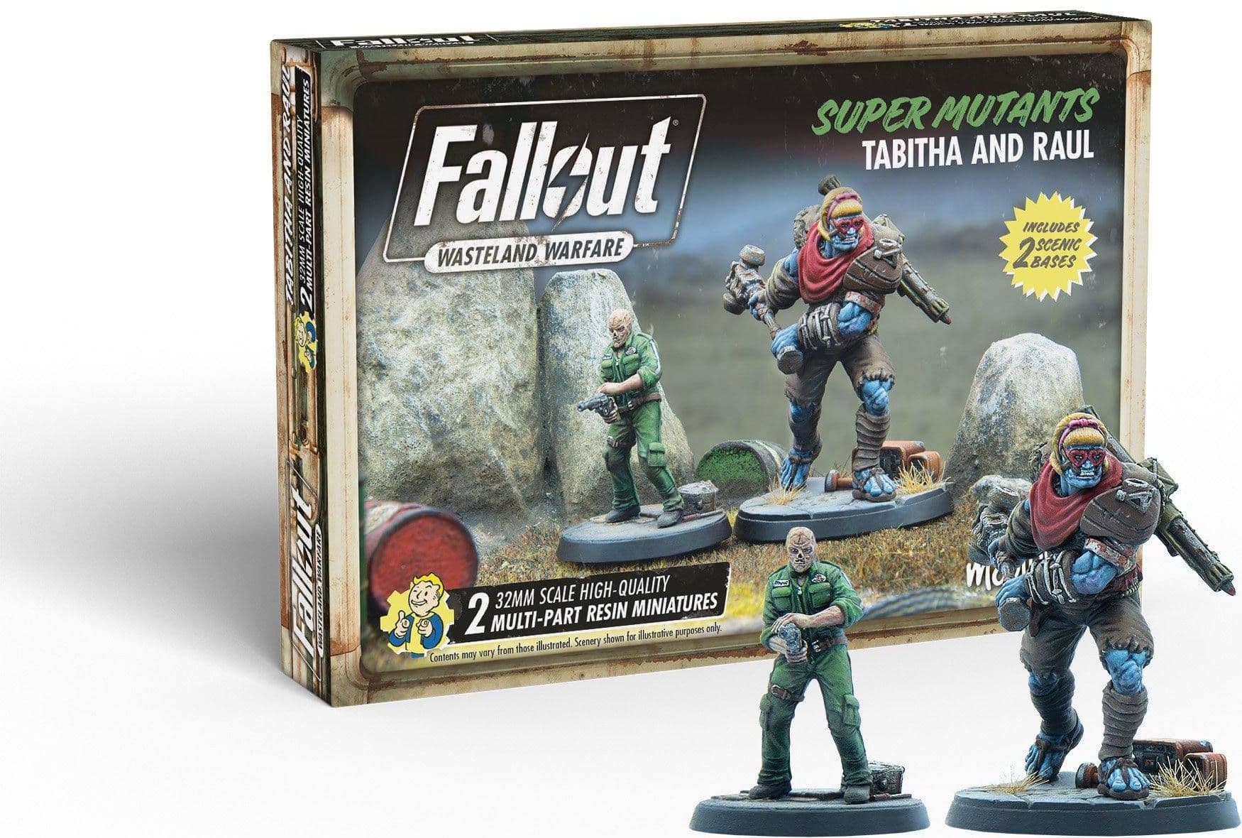 Fallout: Wasteland Warfare - Super Mutants: Tabitha and Raul