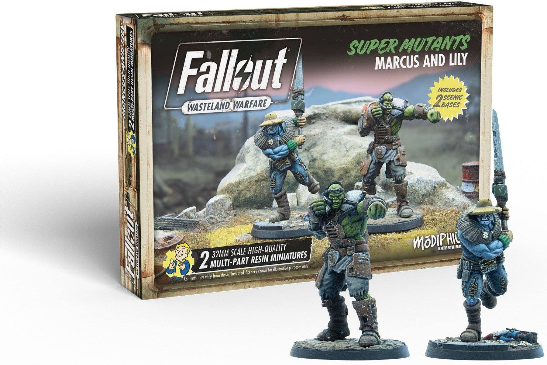 Fallout: Wasteland Warfare - Super Mutants: Marcus and Lily