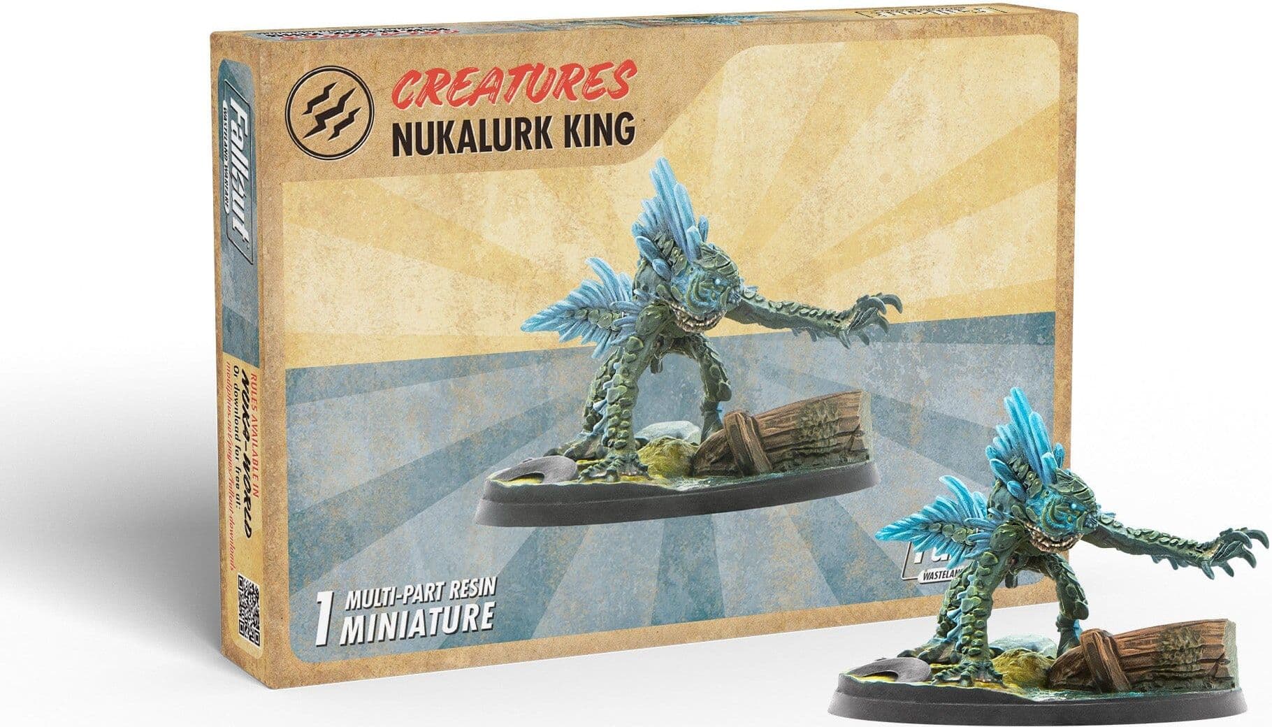 Fallout: Wasteland Warfare - Creatures - Nukalurk King