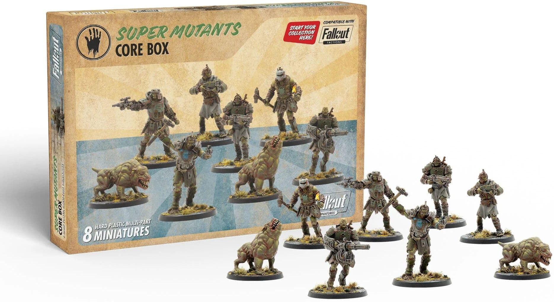 Fallout: Miniatures - Super Mutants Core Box (Plastic)
