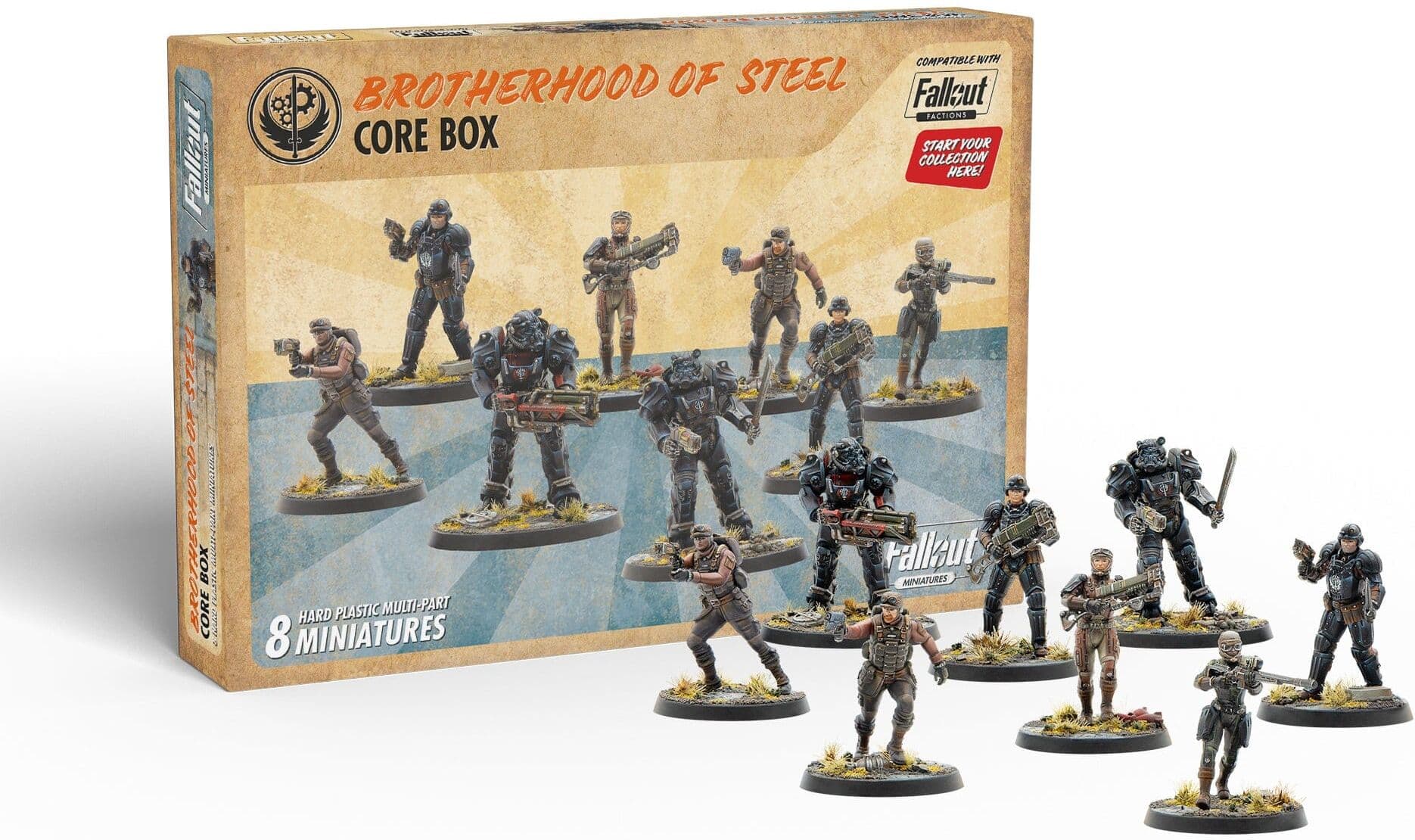 Fallout: Miniatures - Brotherhood of Steel Core Box (Plastic)