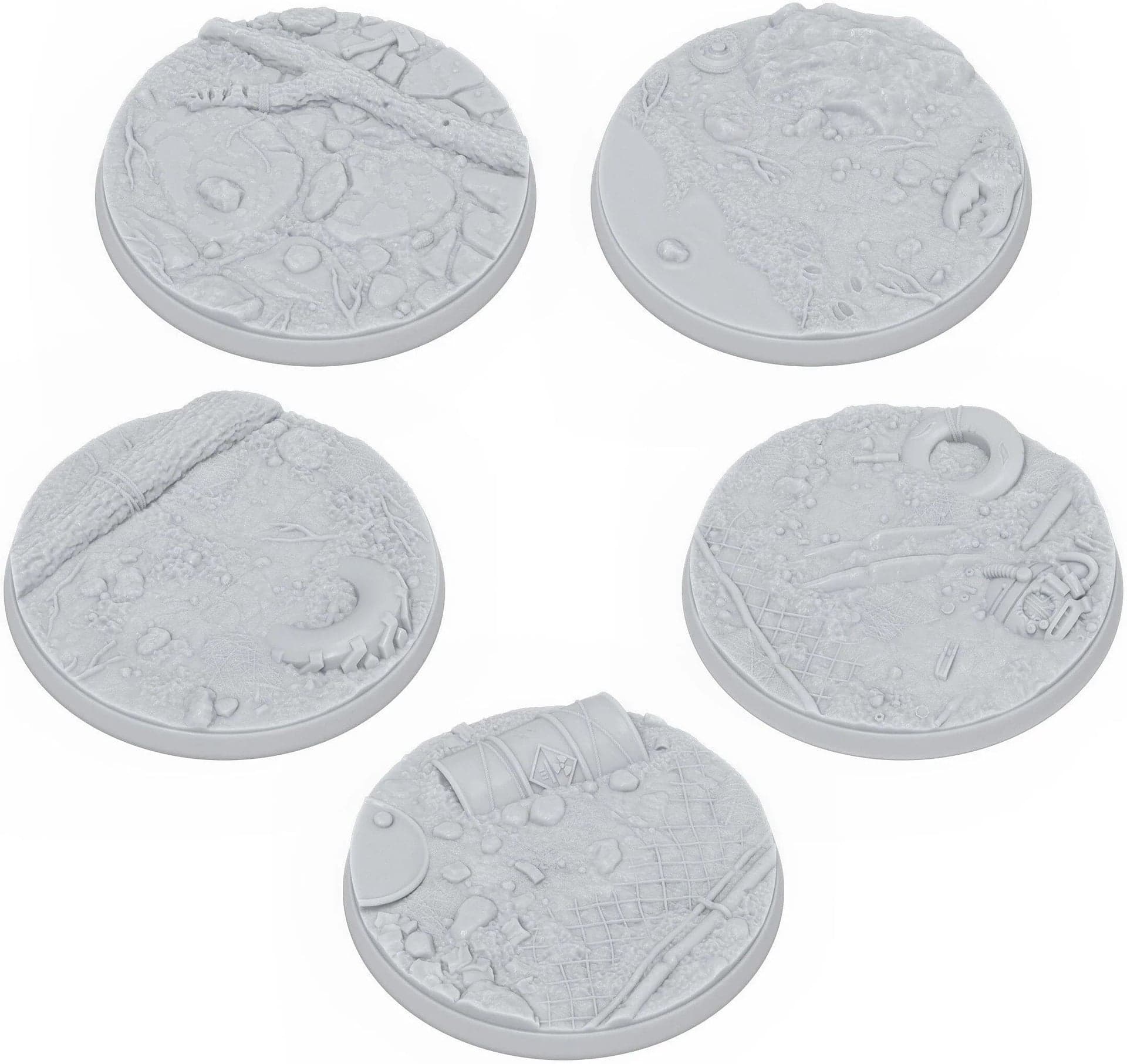 Fallout: Miniatures - 50mm Wasteland Scenic Bases